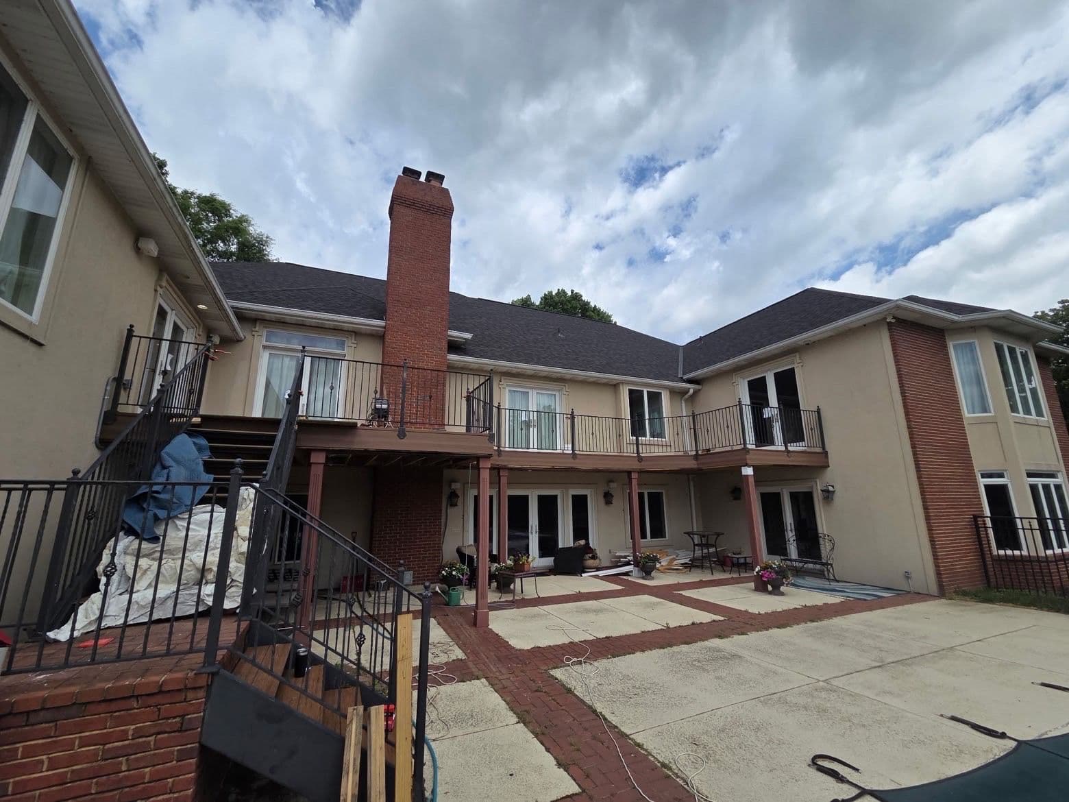Gallery photos for Iron Handrail Repair on a Brand-New Deck Done Right: Image #7