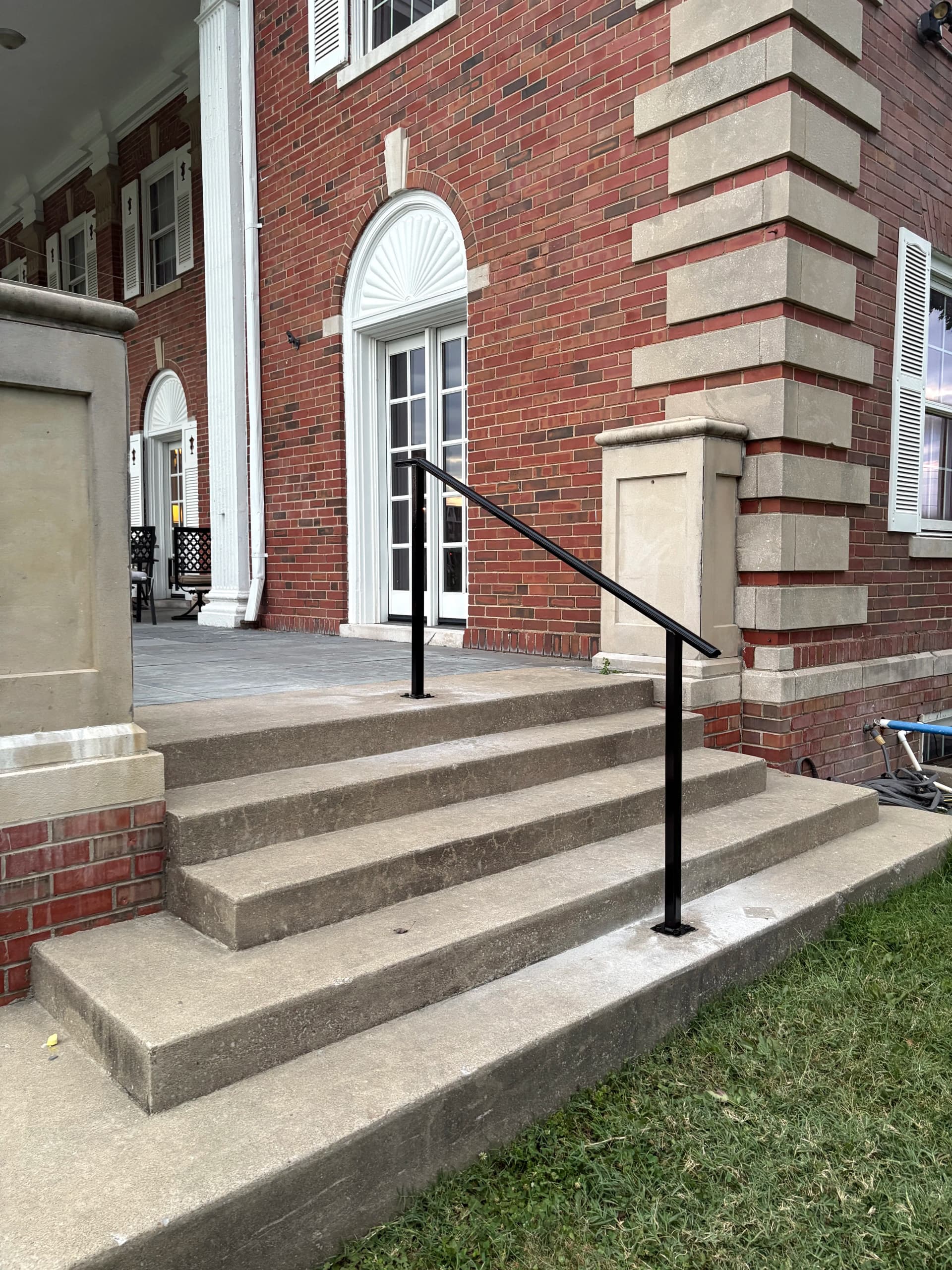 6 Custom Steel Handrails Installed at Sigma Chi in Columbia MO