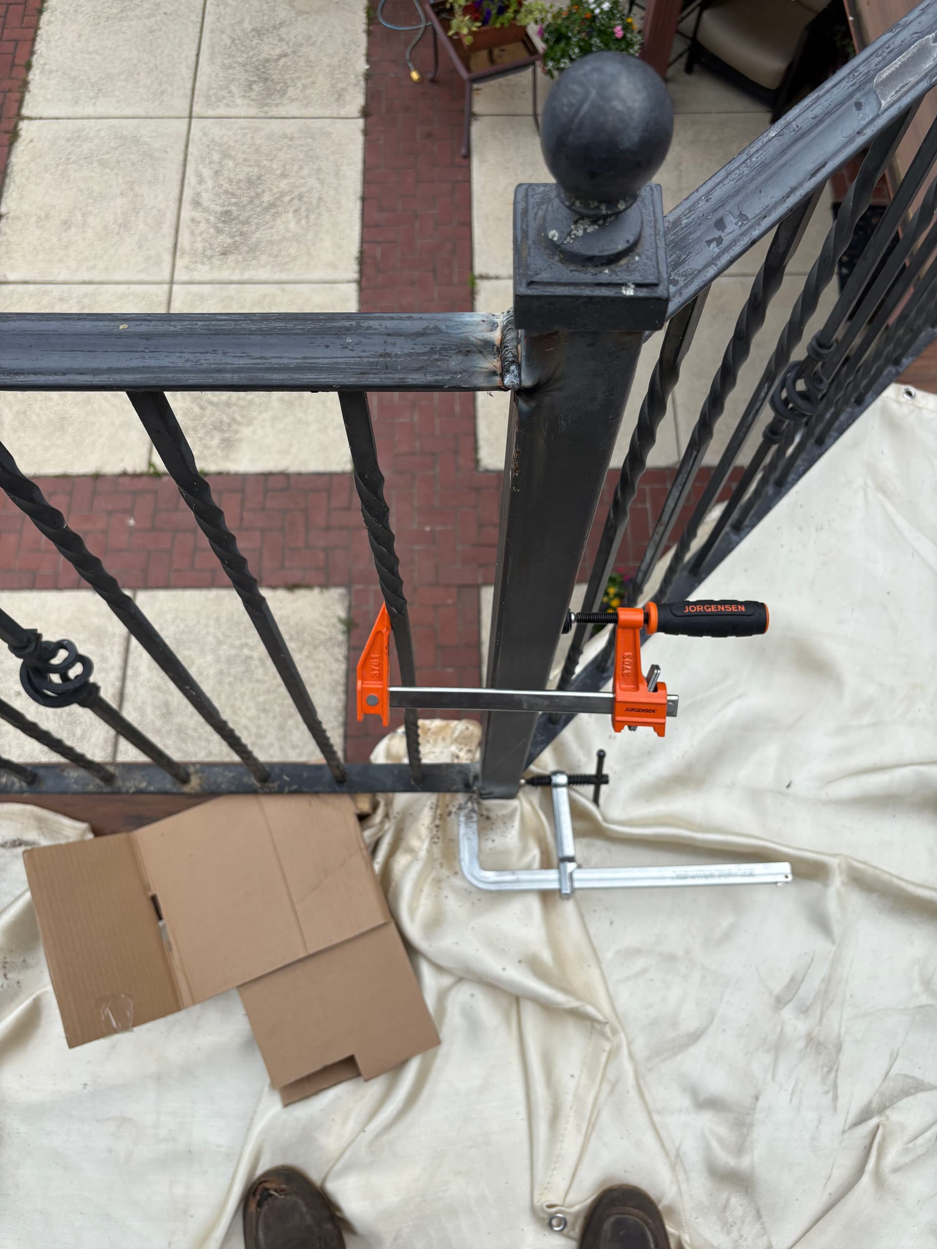 Gallery photos for Iron Handrail Repair on a Brand-New Deck Done Right: Image #5