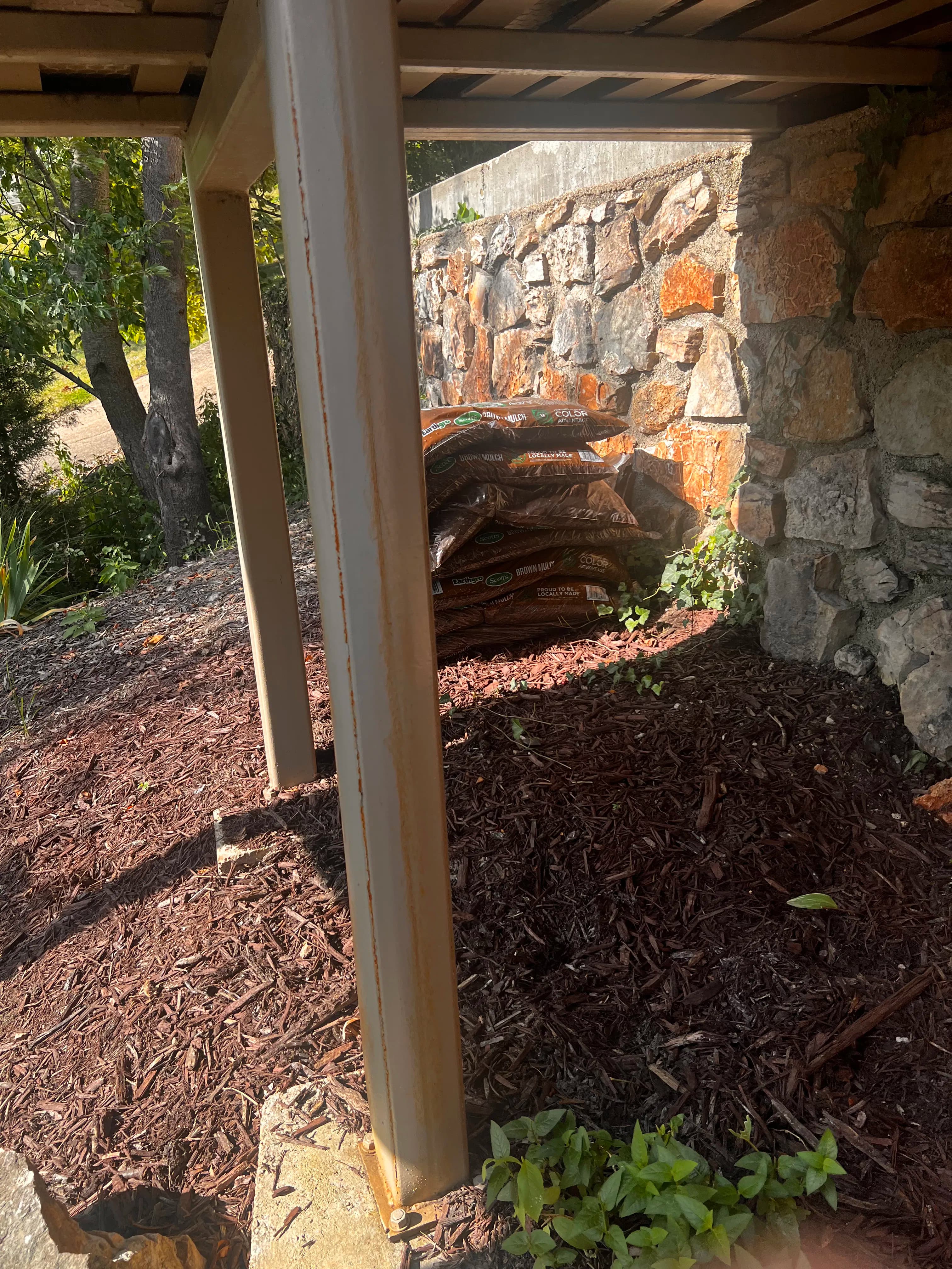 Project Cracked Balcony Posts Split by Ice Get Cut Out and Replaced image
