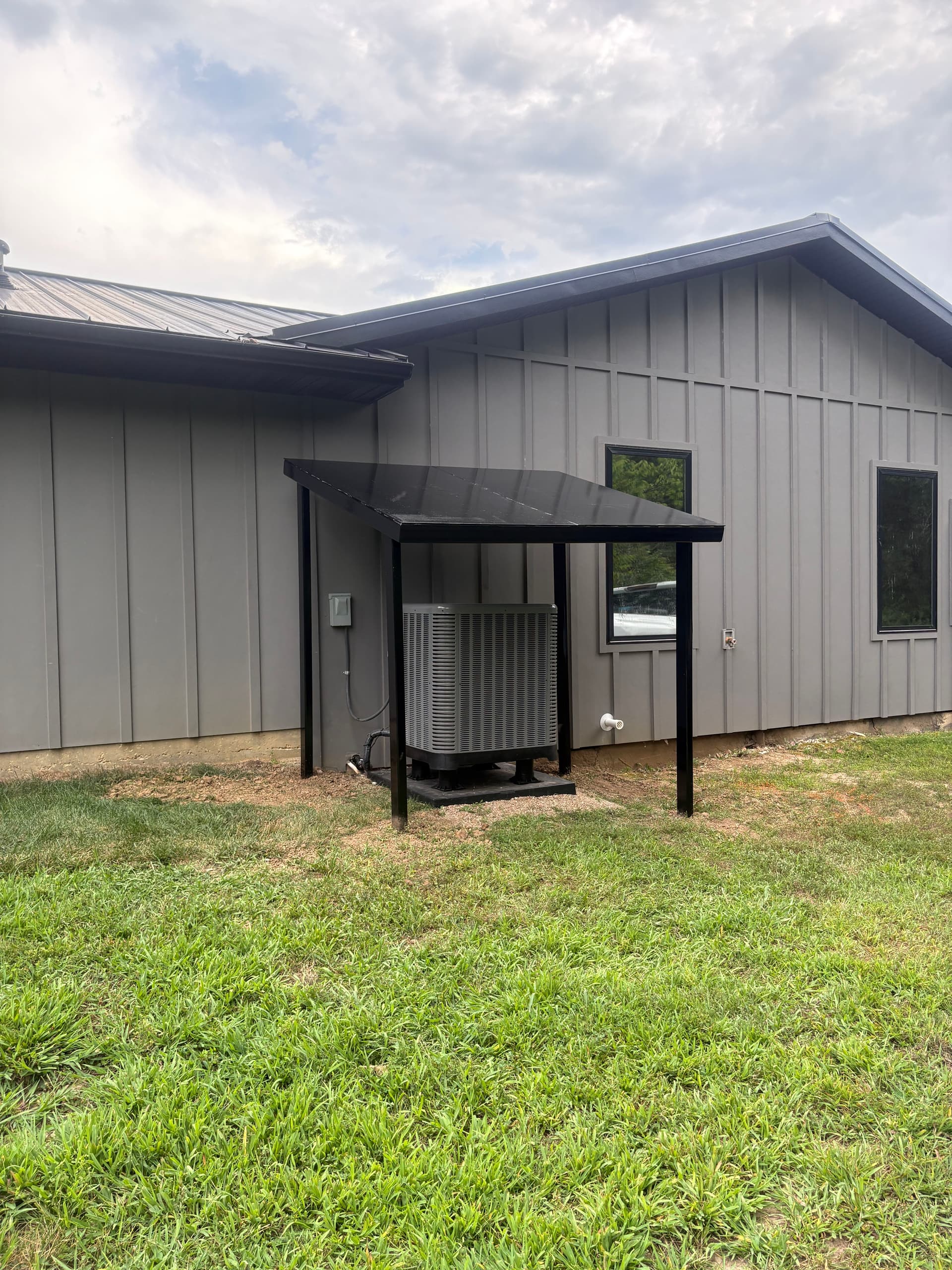 Custom Steel AC Unit Cover Built From Scratch