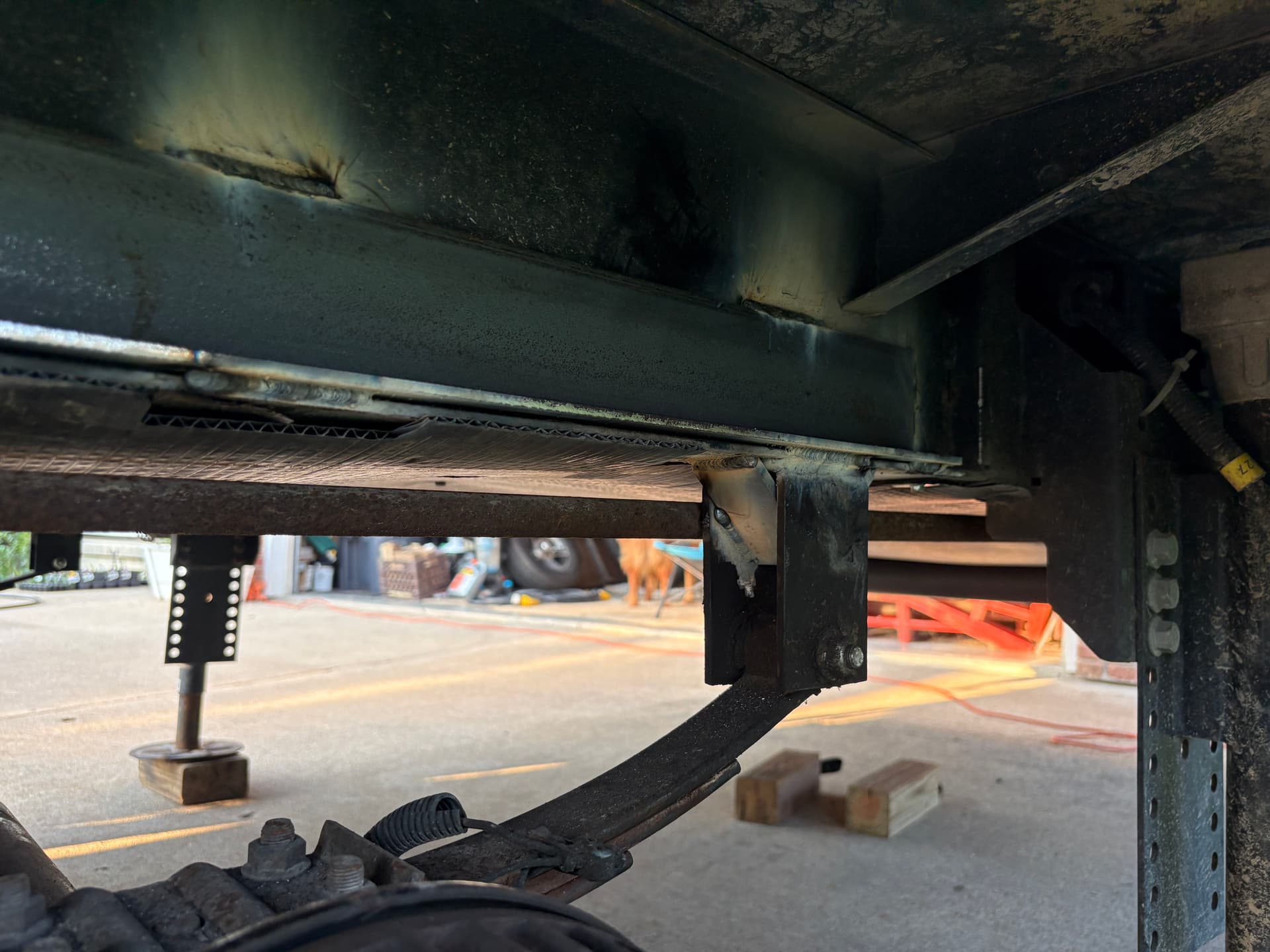 Gallery photos for Cracked Camper Frame Welded and Reinforced in Columbia MO: Image #4